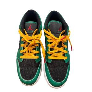Size 6.5Y / 8W - Nike Air Jordan 1 Low GS Christmas Malachite Green DQ8421-300‎